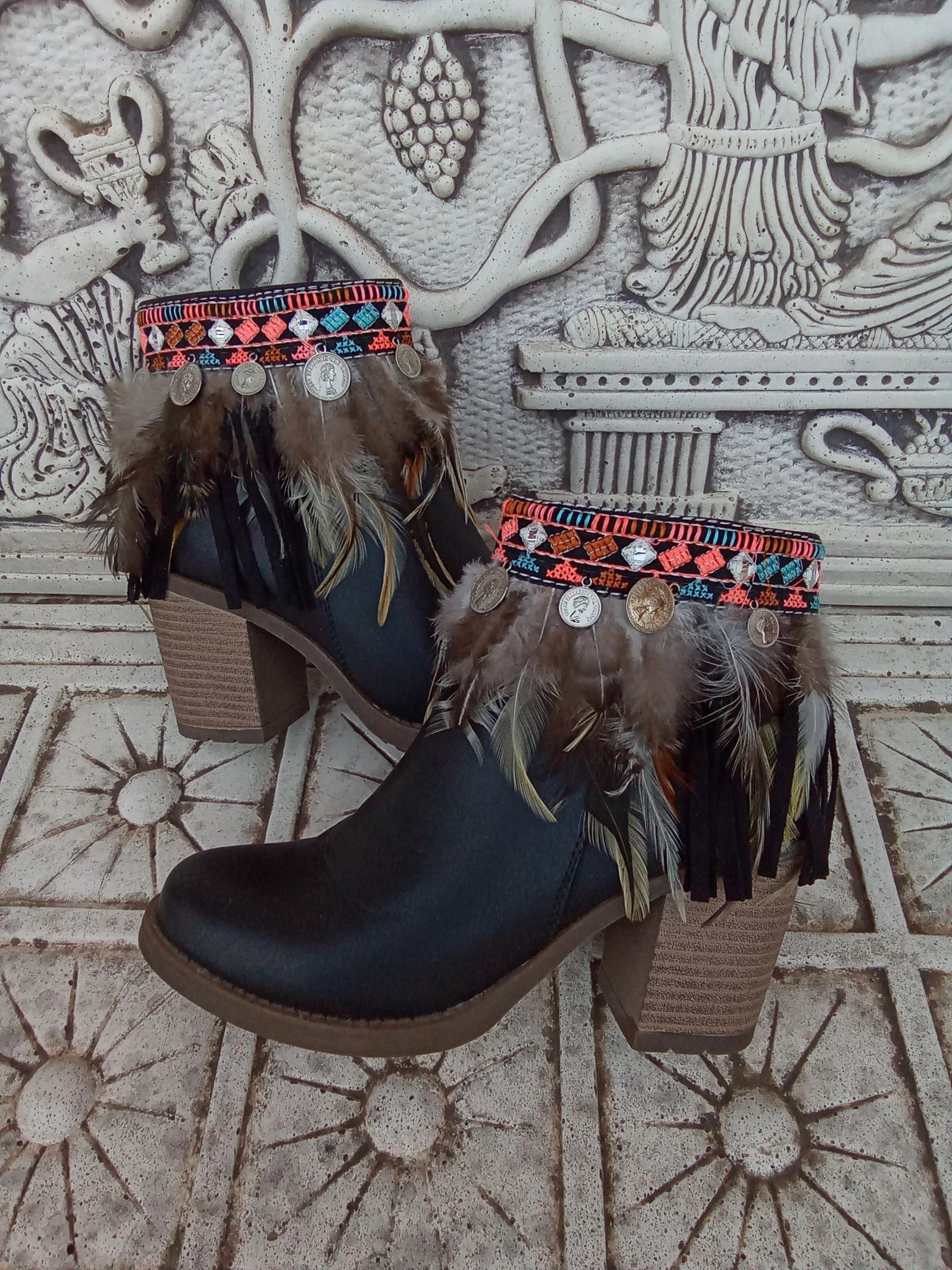 Boho-style ankle boots – photo 11